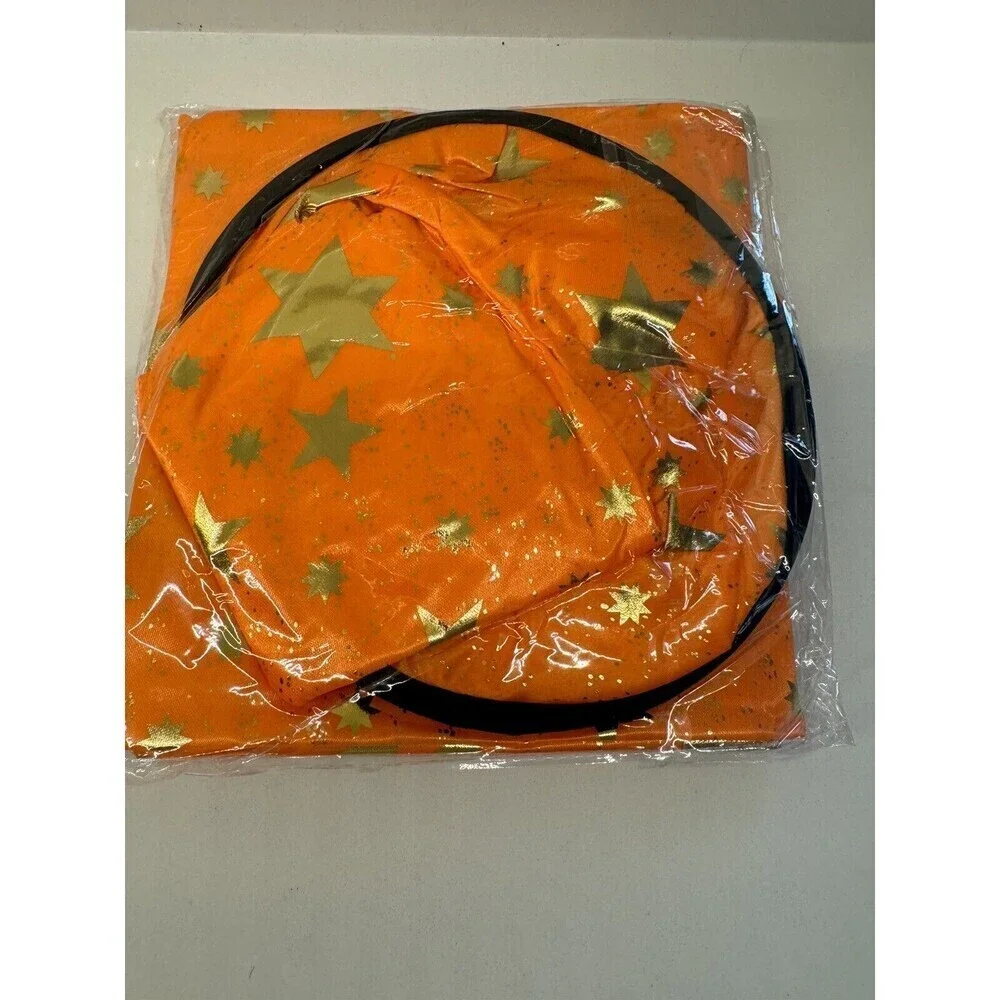 Kids Halloween Costume Fancy Dress Up Cloak & Witch Hat Set For Halloween Party